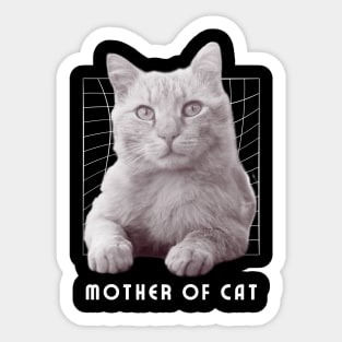 Mother of Cat Sticker